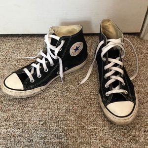 Black High Top Converse